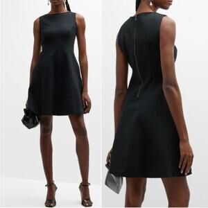 Spanx fit & flare dress with pockets black small NEW small